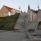 Treppe zum Hirtshals Hafen