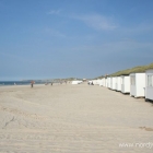 Badehäuschen am Strand von Løkken
