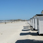 Badehäuschen am Strand von Løkken