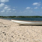 Boot am Strand