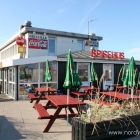 beliebter Imbiss am Hafen von Hirtshals