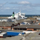 Blick über den Hafen von Hanstholm