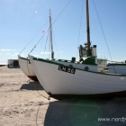 Fischerboote am Strand von Løkken