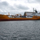 Gastanker im Hafen von Skagen