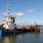 "Sandanlieferung" in Hvide Sande
