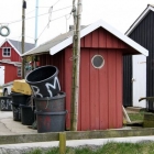 Hütte am Hafen von Ringkøbing