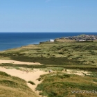 Blick auf Mårup Kirke und Lønstrup