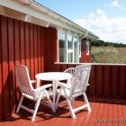 Die "kleine" Terrasse unseres Hauses