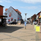 der noch nicht umgebaute Teil der Fussgängerzone in Hirtshals