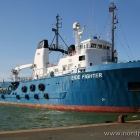 Die Eide Fighter im Hafen von Hirtshals