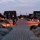 Strandpromenade am Abend