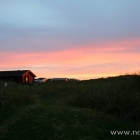 Abendstimmung im Ferienhausgebiet