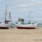 Fischerboote am Strand