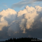 beeindruckende Wolkenwand