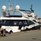 Yacht im Hafen von Hirtshals