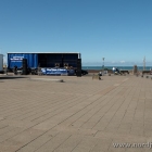 Vorbereitungen für ein Konzert auf dem Grønne Plads