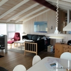 Der Wohnraum des Ferienhauses