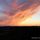 Wolken im Sonnenuntergang
