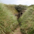 Eingang eines Bunkers