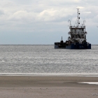 Schiff vor Hvide Sande