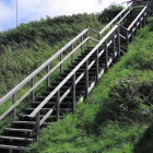 Treppe zum Hafen