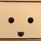 freundliche Steckdose