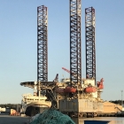 Wohnplattform im Hafen