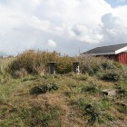 Bank am Ferienhaus