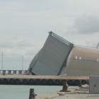 Trockendock in Schieflage