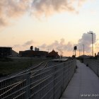 Abends am Bahnhof in Hirtshals