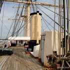 An Deck der Fregatte Jylland