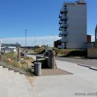 Hirtshals Innenstadt an den Trappen