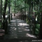 Holzbrücke bei Tversted Søerne