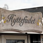 Holzschild Hyttefadet Hirtshals Havn