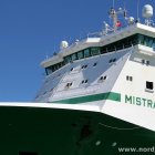 Mistral am Fjordline Anleger in Hirtshals Havn