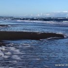 Schaum am Strand