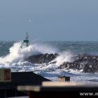 Starker Seegang in Hirtshals Havn