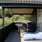 Überdachte Terrasse am Ferienhaus