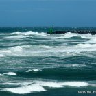 Wellen am Tornby Strand