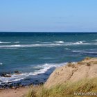 Wellen und Meer am Hirtshals Strand