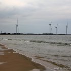 Windräder im Hirtshals Havn