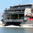 Das Heck der Fjord FSTR 2023 in Hirtshals