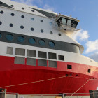 Der Bug der Stavangerfjord im August 2021