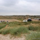 Parkplatz am Strandübergang in Houstrup