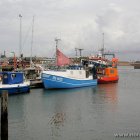 Fischerboote im Hafen von Hvide Sande