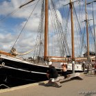 Segelschiff in Hvide Sande