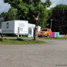 Covid-19 Teststation am Grenzübergang Kruså