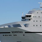Der umgebaute Bug der Norröna 2021