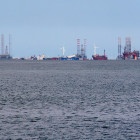 Blick auf den Hafen von Frederikshavn