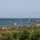 Blick vom Grønne Plads auf die Mole